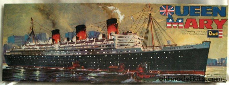 Revell 1/568 Cunard RMS Queen Mary Ocean Liner, H311 plastic model kit